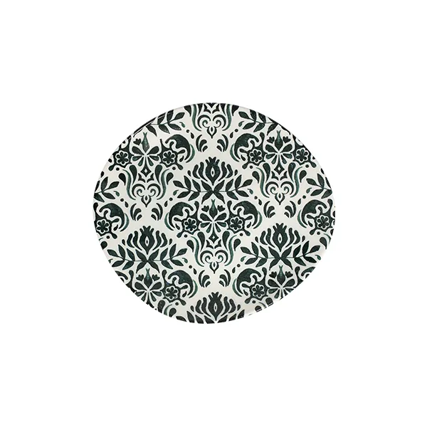 Toledo Green Pebble Flat Plate 21 cm